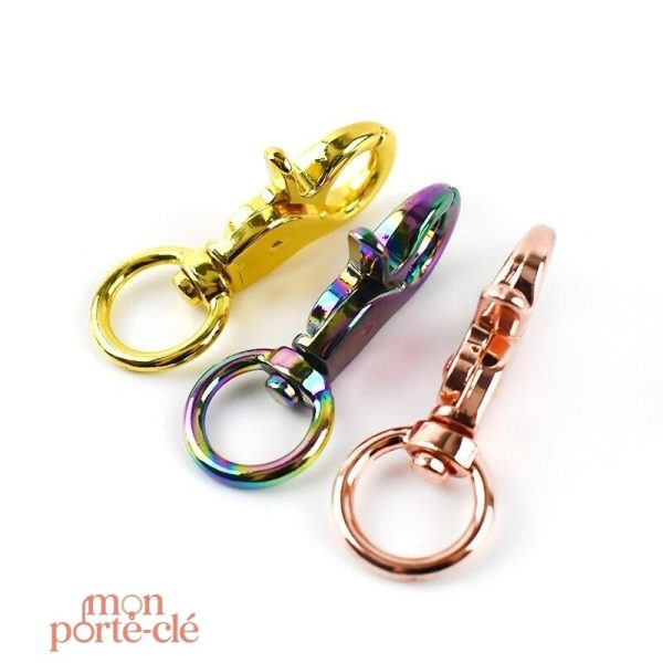 Porte-Clé avec Attache Mousqueton Colorée