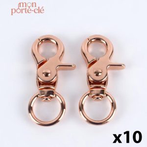 Mousqueton Porte-Clé Ouverture Haute