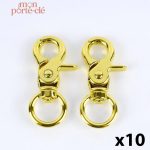 Porte-Clé Mousqueton en plusieurs couleurs