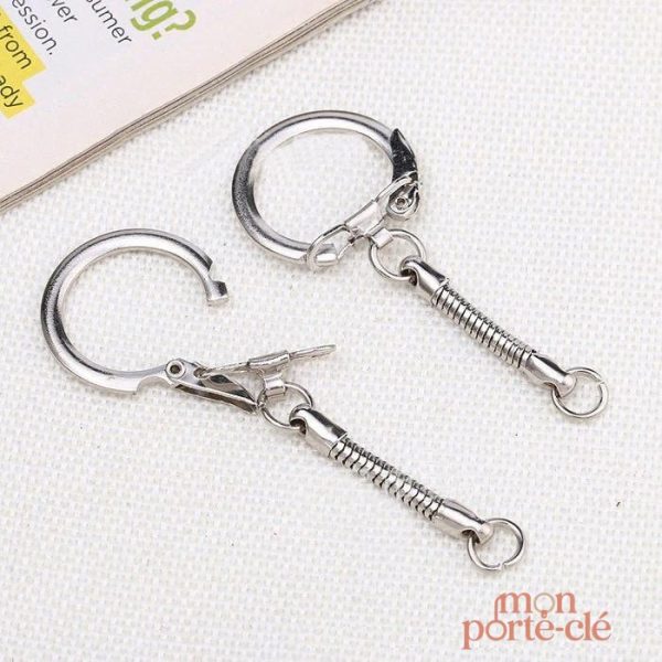 Pack de 50 Attaches Porte-Clé en Argent