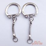 Attache Porte-Clé Argent, idéal pour vos créations
