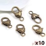 Accessoire clé avec fermoir mousqueton décoratif