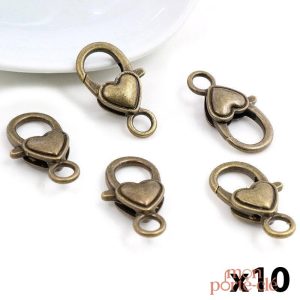 Accessoire clé avec fermoir mousqueton décoratif