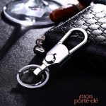 Attache mousqueton pour porte-clé en métal