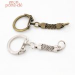Accessoires Porte-Clé Argent Bronze, 10 pièces incluses