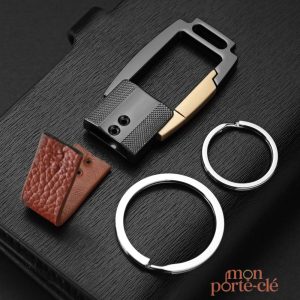 Porte-Clé masculin en cuir stylé