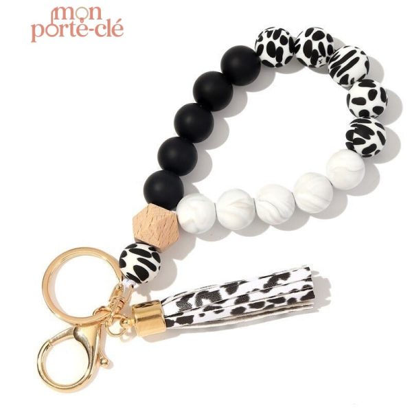 Porte-clé féminin avec touches de créativité