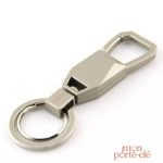 Bijou géométrique en acier, accessoire homme élégant