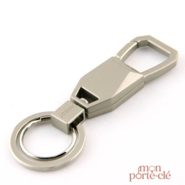 Bijou géométrique en acier, accessoire homme élégant