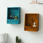 Porte-clé mural Campagne-Chic en bois décoratif