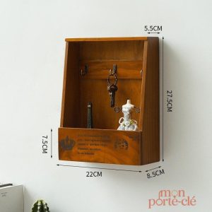 Porte-clé mural au style campagne élégant