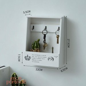 Organisateur mural pour clés avec design chic