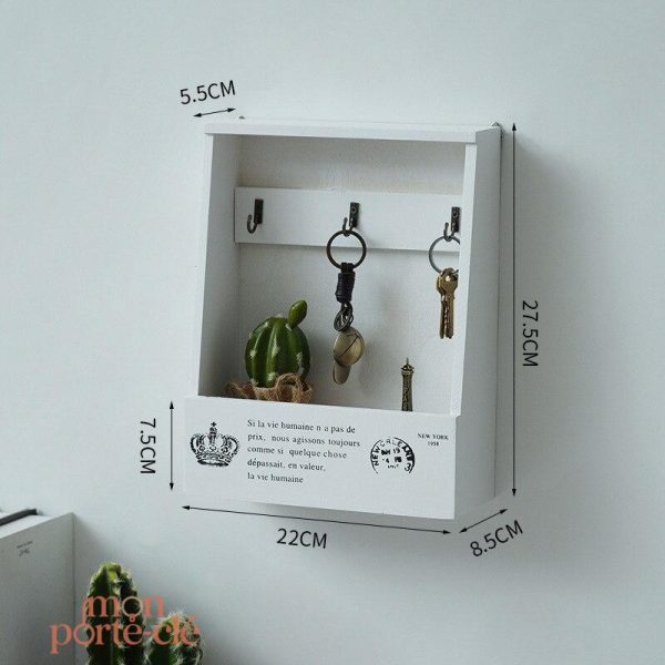 Organisateur mural pour clés avec design chic