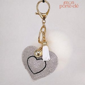 Porte-Clé en cœur, idéal pour un cadeau spécial