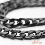 Porte-clé design en acier inoxydable