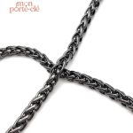 Porte-clé en acier inoxydable, design La Chaîne Renégat