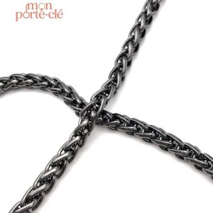 Porte-clé en acier inoxydable, design La Chaîne Renégat