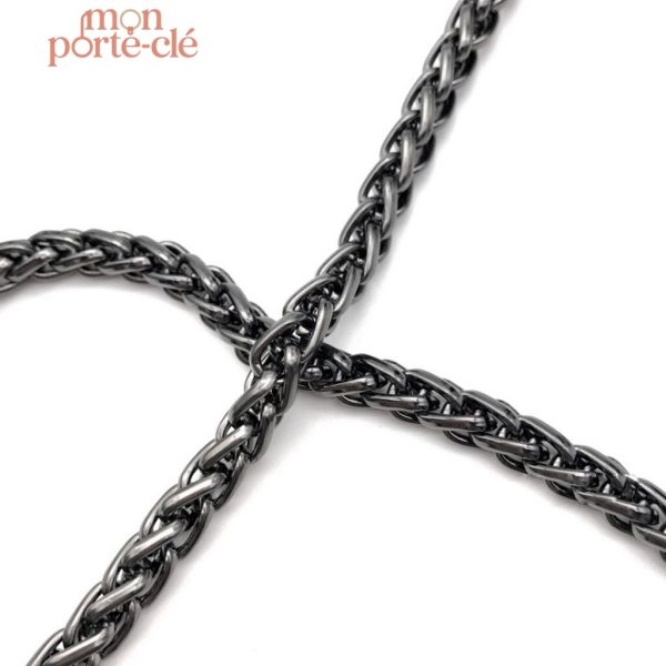 Porte-clé en acier inoxydable, design La Chaîne Renégat