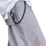 Porte-clé intemporel pour homme, finition en acier