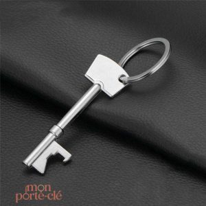 Porte-clé décapsuleur La Clé en acier