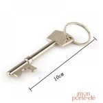 Décapsuleur pratique en forme de clé en acier