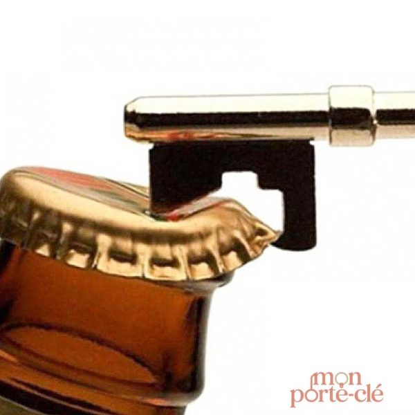 Porte-clé design et fonctionnel en acier inoxydable