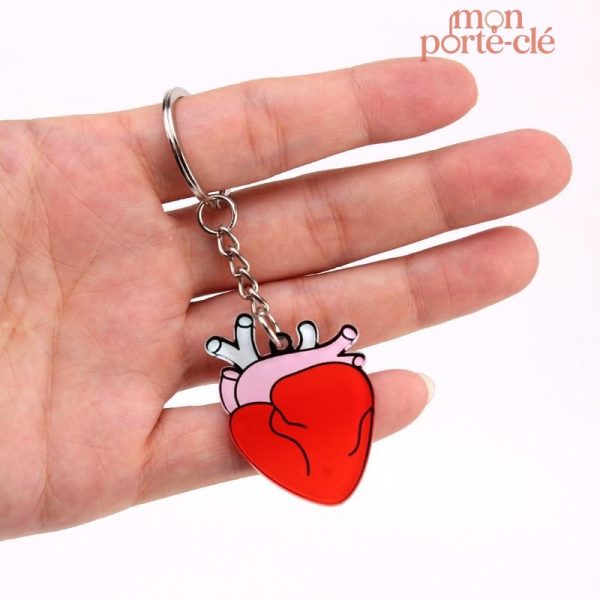 Porte-Clé Cœur, accessoire symbolique et unique