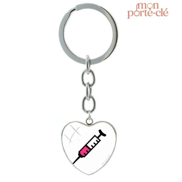 Porte-Clé Cœur, symbole de la profession infirmière
