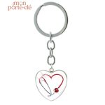 Cadeau porte-clé cœur pour les infirmiers