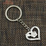 Porte-Clé Cœur élégant pour les amoureux