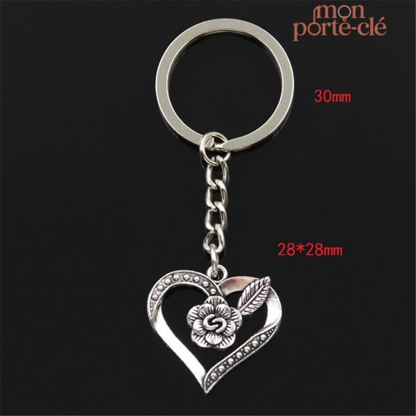 Accessoire tendance : Porte-Clé en forme de cœur