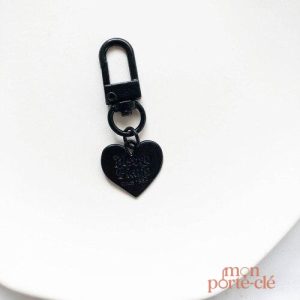Porte-Clé Cœur avec pendentif vibrant