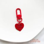 Porte-Clé coloré en forme de cœur