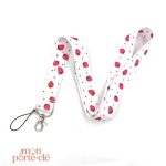 Tour de Cou Porte-Clé Les Fraises Originales