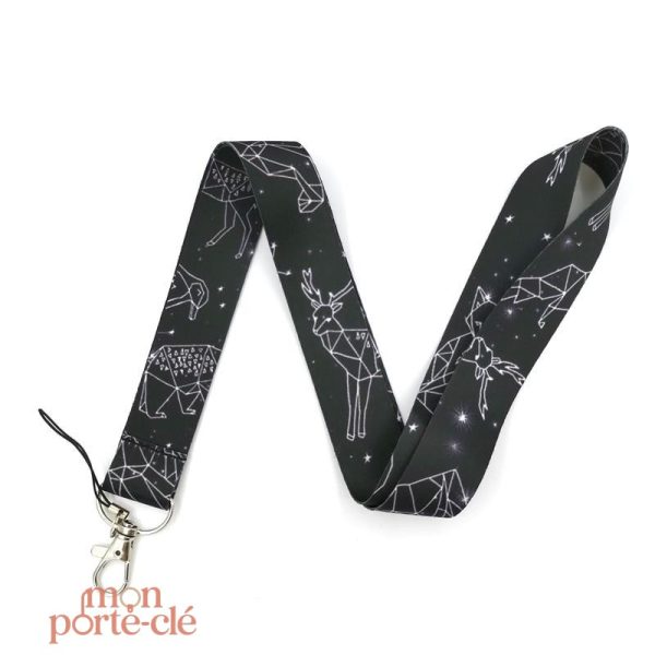 Tour de Cou Porte-Clé Les Animaux Célestes