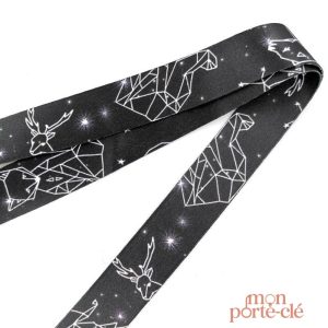 Design unique d'animaux célestes en porte-clé