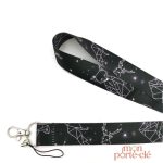 Tour de Cou Porte-Clé aux motifs inspirants