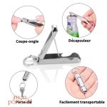 Outil compact et pratique pour l'entretien des ongles