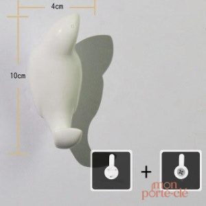 Porte-Clé mural à visser pratique et esthétique