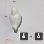 Accroche-clés mural Oiseau à visser