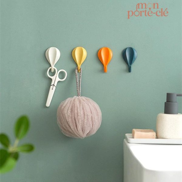 Accessoire mural pratique pour clés montgolfière