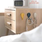 Solution de rangement porte-clé mural montgolfière