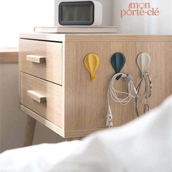 Solution de rangement porte-clé mural montgolfière