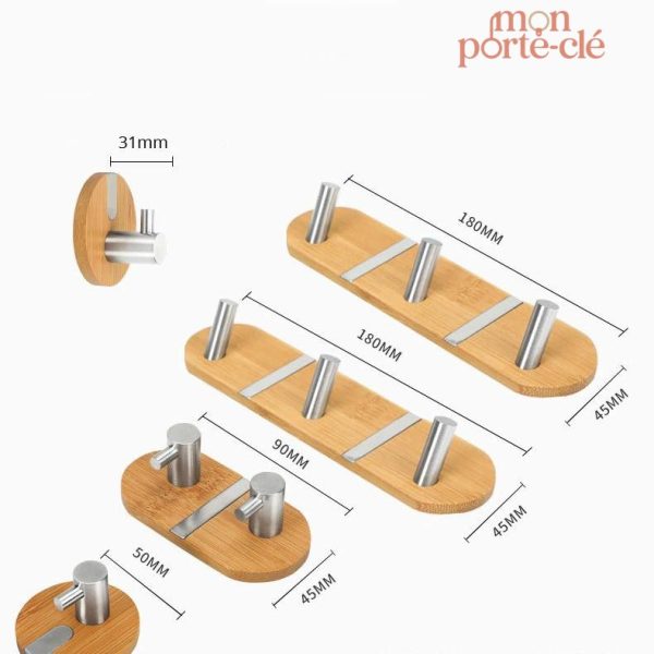 Porte-Clé en Bois pour Maison Moderne
