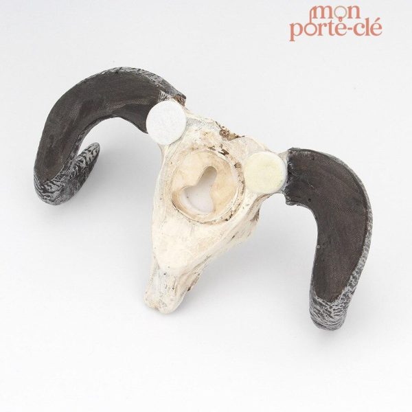 Accessoire décoratif mural pour clés en forme de squelette