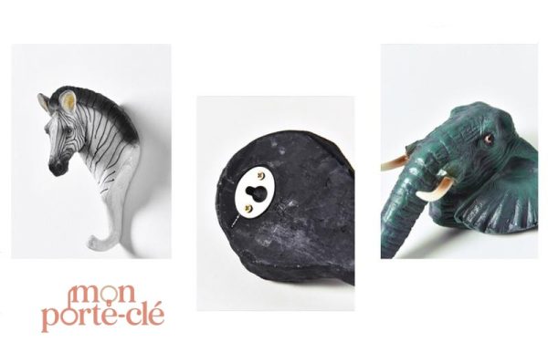 Porte-Clé Mural Écologique Animaux
