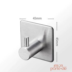 Porte-Clé Mural en finition argentée