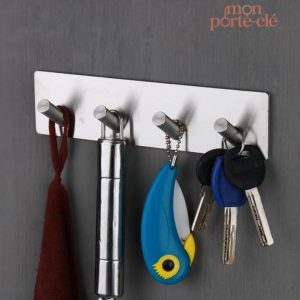 Crochet mural pratique pour clés et accessoires