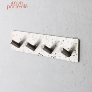 Crochet auto-adhésif pour porte-clés et objets légers