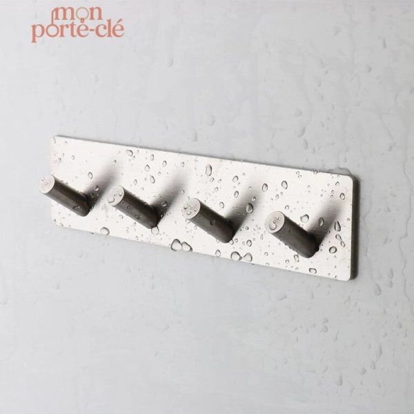 Crochet auto-adhésif pour porte-clés et objets légers